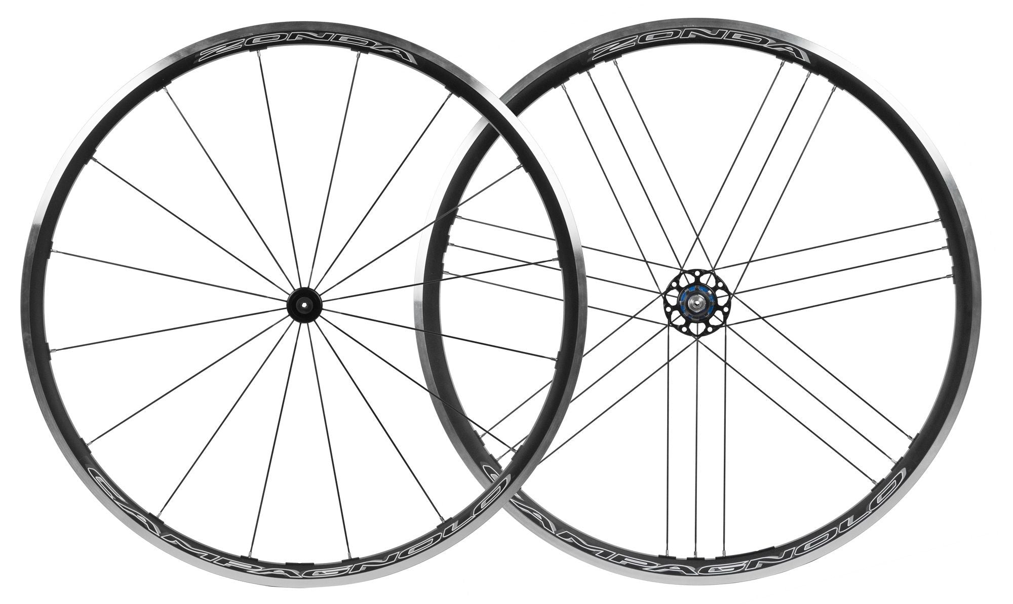 Juego Ruedas Campagnolo Zonda C17 Cubierta Shimano Negro