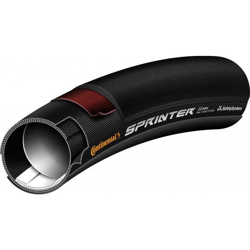 Neumático Tubular Continental Sprinter 700 Negro #3
