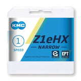 KMC Z1 EHX EPT Łańcuch 128 Ogniw 1s Szary