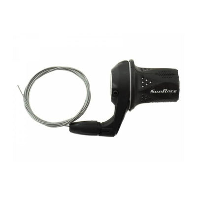 Mando Cambio Derecho Sunrace Twist Shifter Index 6v Negro
