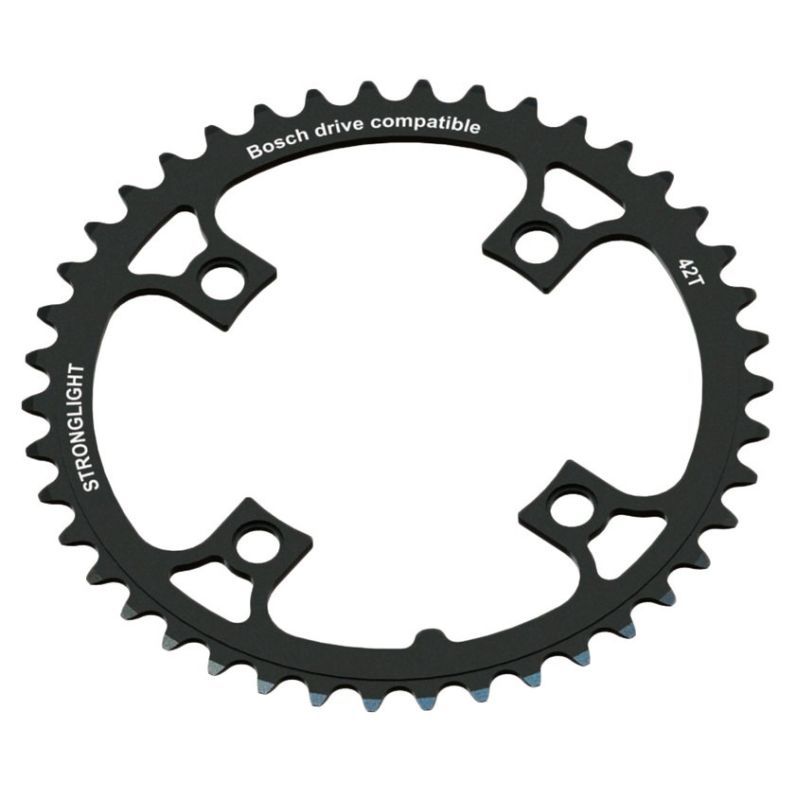Plato Stronglight E-BIKE Bosch GEN1<2014 Aluminio Negro