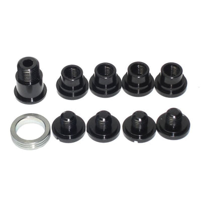 Kit Tornillos Stronglight Plato Doble 5 Brazos Campagnolo Ultratorque Negro