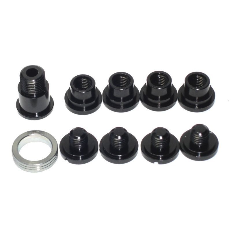 Kit Tornillos Stronglight Plato Doble 5 Brazos Campagnolo Ultratorque Negro
