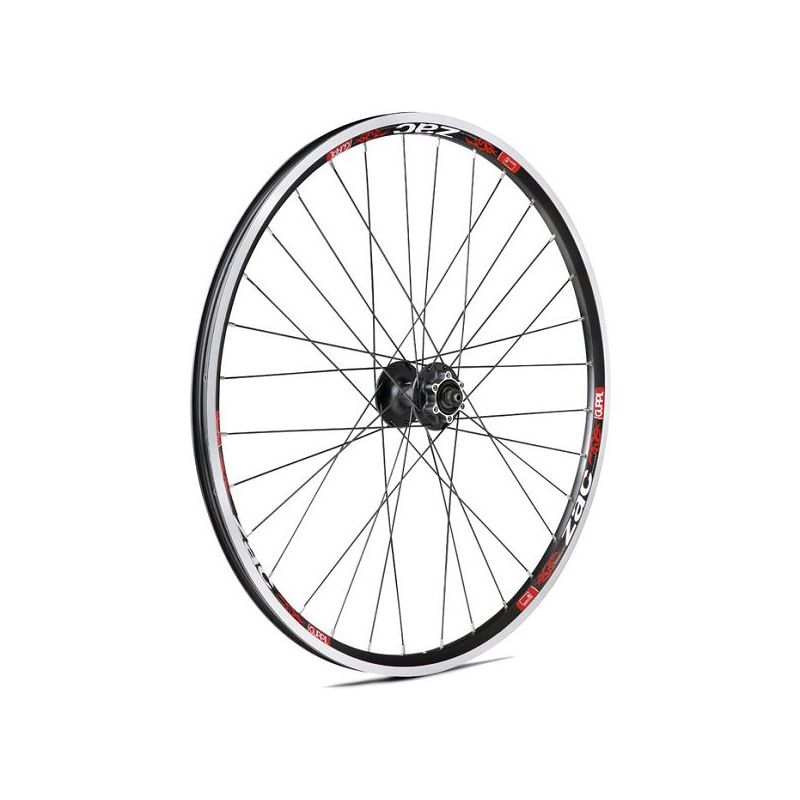 Rueda Delantera Gurpil ZAC Freno Disco 6 Agujeros 9x100mm Shimano Negro