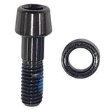 Śruba Deda z podkładką stożkową do mostka Vinci M5x18mm czarna