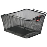 Klickfix City 2 Tylny Koszyk Wąska Siatka 40x20x30cm Czarny