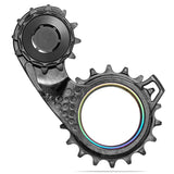 Klatka tylnej przerzutki Absolute Black Hollowcage Shimano 9200 Carbon Rainbow