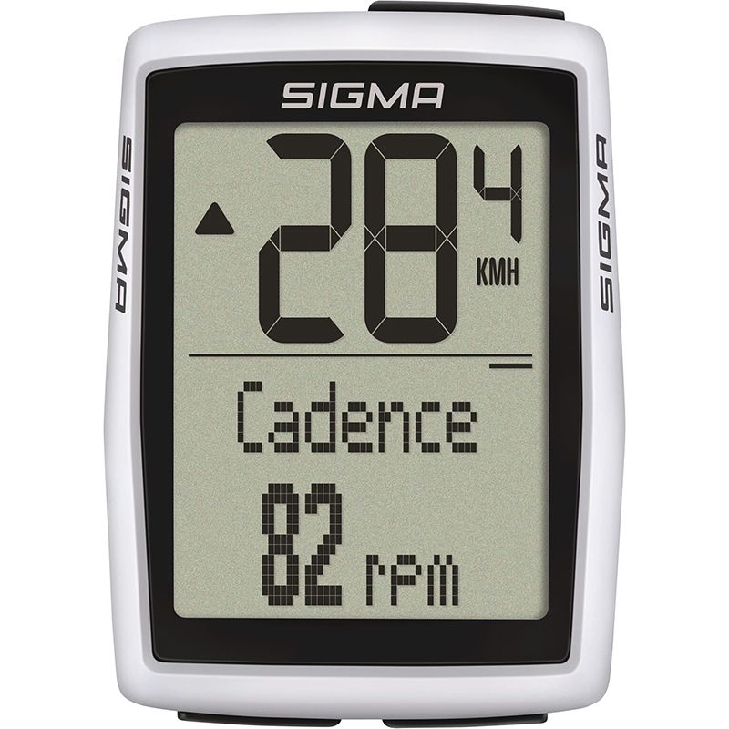 Ciclocomputador Sigma BC 12.0 Cable Blanco