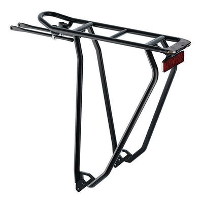 Portabultos Trasero Racktime Shine Evo Light 2.0 DC Snapit 2.0 28" Luz Integrada Aluminio Negro