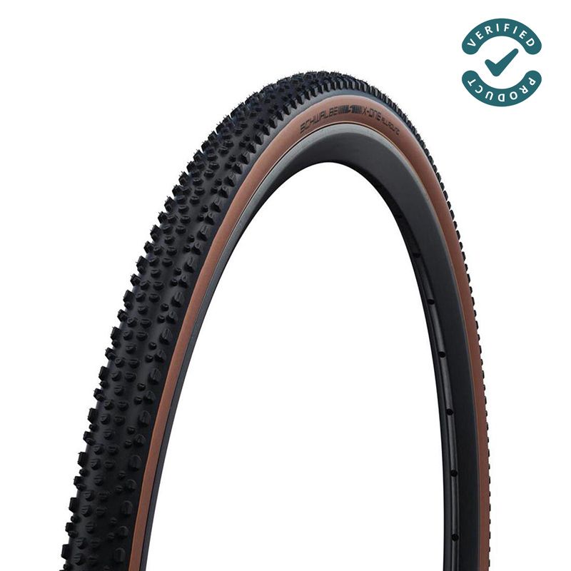 Cubierta Schwalbe X-One Allround 28x1.30 Performance RaceGuard Addix Tubeless Plegable Negro/Marrón