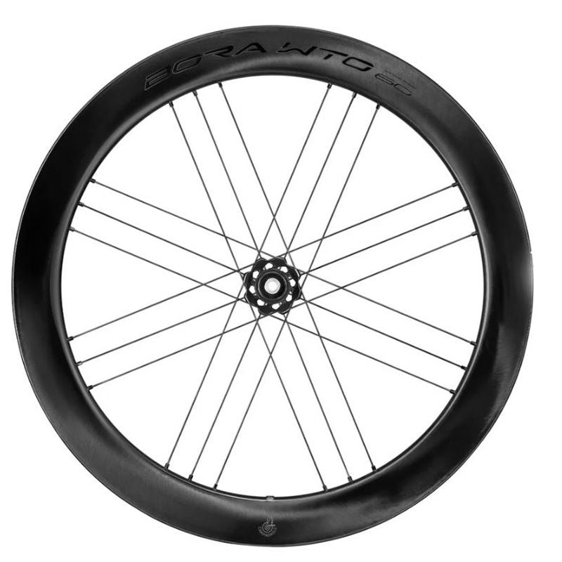 Juego Ruedas Campagnolo Bora WTO 60 2WF C23 Tubeless Ready Freno Disco Center Lock N3W Carbono Negro