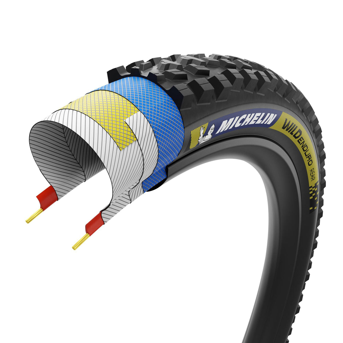 Cubierta Michelin Wild Enduro Trasera Racing Line Plegable Negro