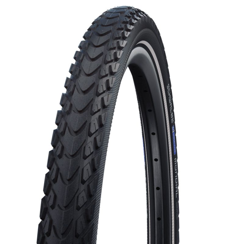 Cubierta Schwalbe Marathon Mondial Pro HS630 Evolution V-Guard Addix Plegable Negro Reflectante