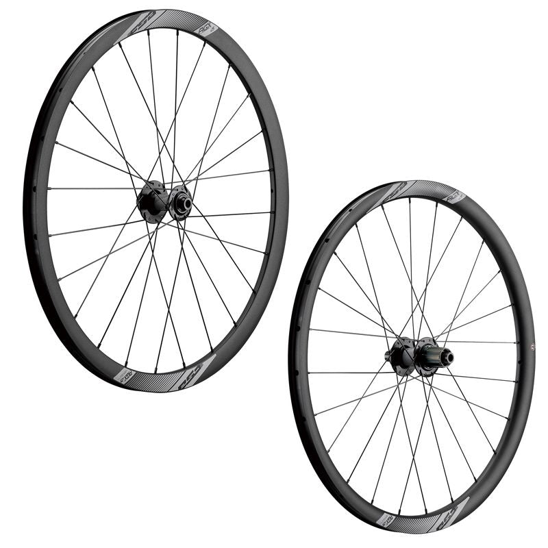 Juego Ruedas FSA NS AGX i25 Freno Disco Center Lock Tubeless Ready Sram XDR Aluminio Negro