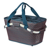 Basil Flair Carry All Rear Basket MIK 2.0 Plate 22L 38x21x27cm Polyester Granatowy/Czerwony