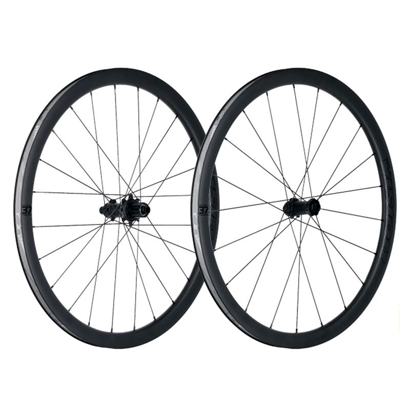 Juego Ruedas Vision Metron 37 SL Freno Disco Center Lock Cubierta Tubeless Ready Shimano HG11 Carbono Negro