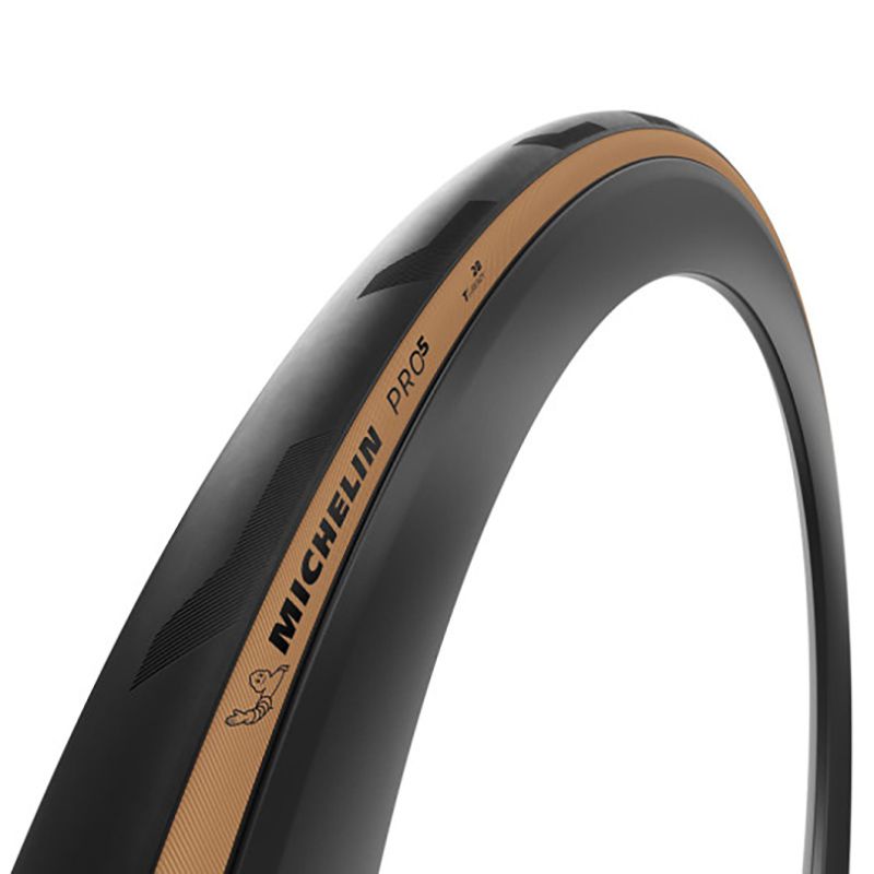 Cubierta Michelin Pro5 Competition Line Tubeless Ready Plegable Negro/Marrón