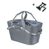 Basil 2Day Carry All Tylny Koszyk MIK 2.0 Plate 22L 20x38x17cm Poliester Reflective Grey