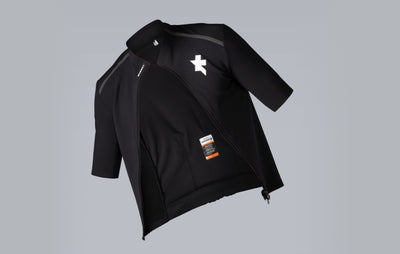 Assos Equipe R S11 Jersey Lluvia térmico Negro #9