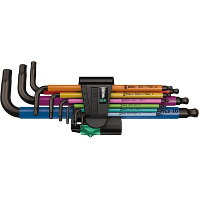 Kit Llaves Hexagonales Wera 950/9 Multicolor 1 Black Laser